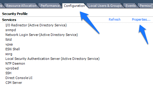 Enable SSH on the ESXi Server